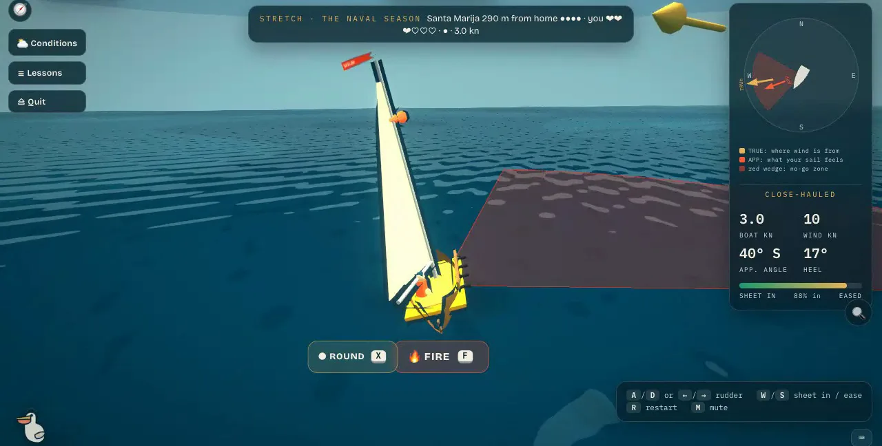 The Naval Season: guns ready on an escort run